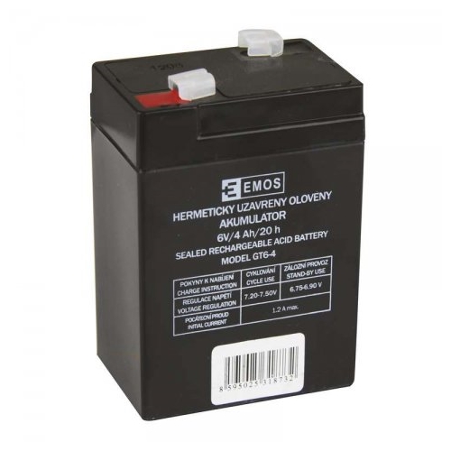 EMOS battery maintenance-free 6V/4Ah GT6-4.2 Code: B9641