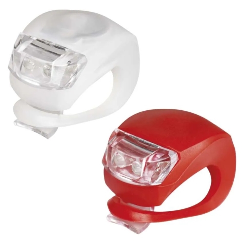 EMOS bicycle lamp 2xCR2032 10lm/13m IP43; red/white