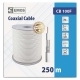 EMOS cable coax. 75ohm 250m CB 100F Code:S5241S