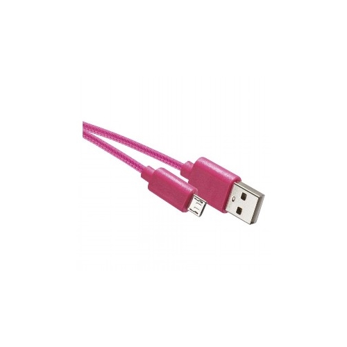 EMOS cable USB 2.0 A/M-MICRO B/M 1M pink Code: SM7006P