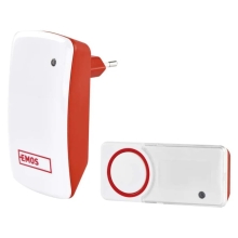 EMOS doorbell. wireless P5750 Code: P5750 ; socket