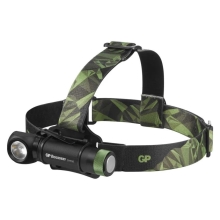 EMOS flashlight rechargeable 600lm/130m IPX4; black