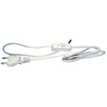 EMOS flexo cord 2x0.75mm with switch 3m KF-HK1 H03VVH2-F white Code: S08273