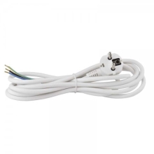 EMOS flexo cord 3x0.75mm angled fork.2m KF-CR2 H05VV-F3 white Code: S14372