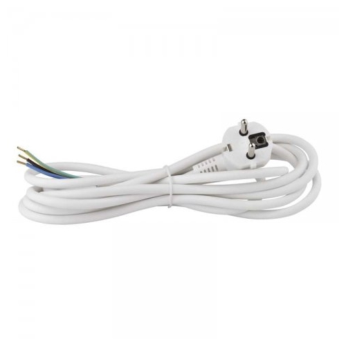 EMOS flexo cord 3x0.75mm angled fork.2m KF-CR2 H05VV-F3 white Code: S14372