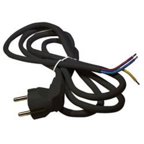 EMOS flexo cord 3x1mm angled fork.5m KF-CR2 H05VV-F black Code: S18315