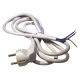 EMOS flexo cord 3x1mm angled fork.5m KF-CR2 H05VV-F3 white Code: S14315