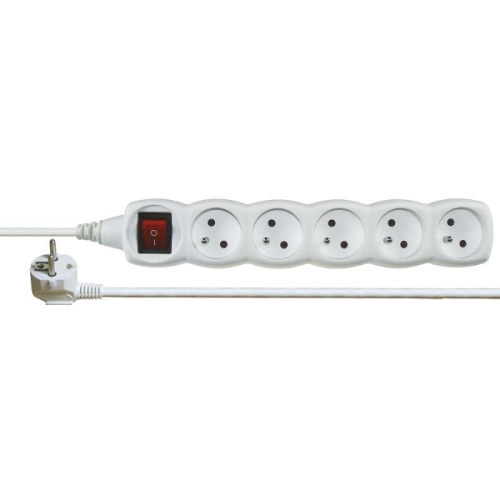 EMOS lead.ext. 5-set 10m with switch. P1510C 250V/10A H05VV-F3Gx1mm