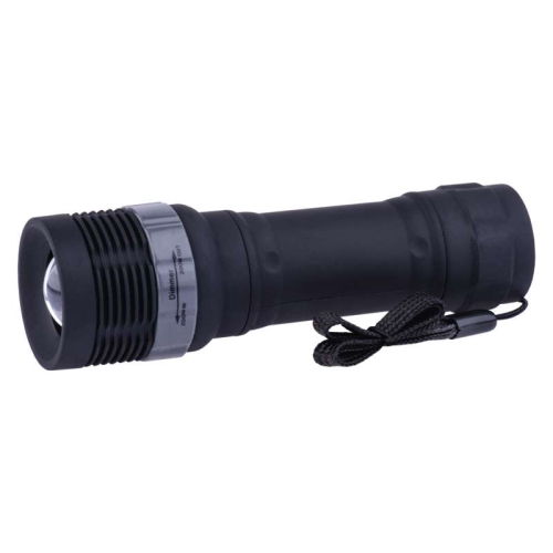 EMOS manual flashlight 3xAAA 75lm/130m IP43; black/grey