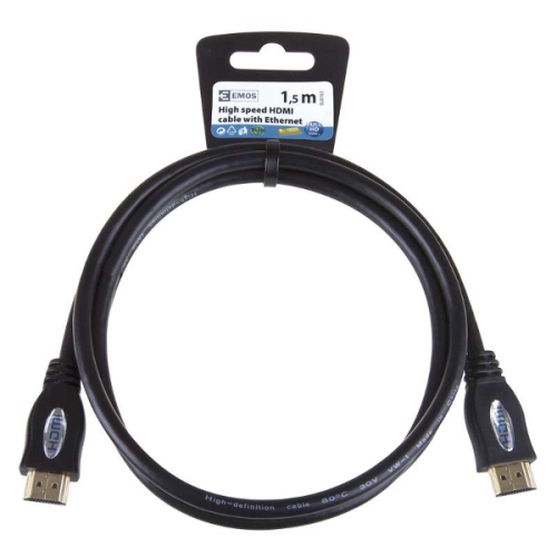 EMOS multimedia cable HDMI 2.0A/M - HDMI 2.0A/M 1.5 m ECO Code: SL0101