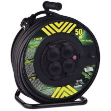 EMOS reel.drum. 4-set 50m rubber KF-FBG-23PJ 3Gx2.5mm Code: P084503