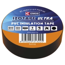 EMOS tape.insulated.PVC 0.13mmx15mm/10m 15/10 black Code: F61512