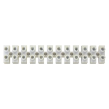 EMOS terminal block. in-line 12x 4 mm2; white /KL0/ 015