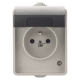 EMOS Wall socket 1-fold, 16A/250V, IP54