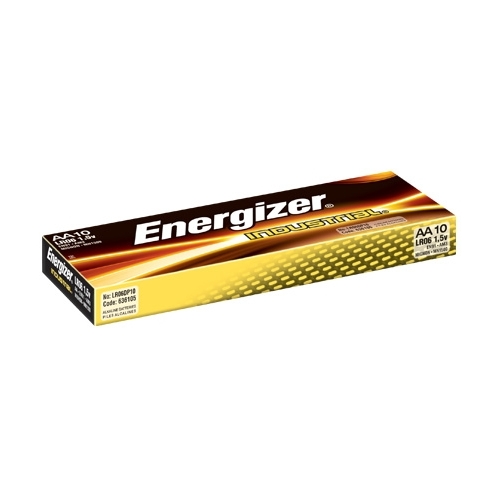 ENERGIZER battery alkaline INDUSTRIAL AA/LR6; 10-Pack