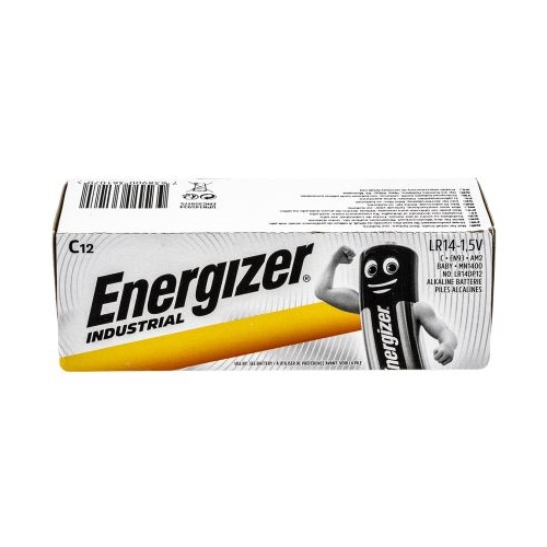 ENERGIZER battery alkaline INDUSTRIAL C/LR14; 12-Pack