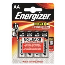 ENERGIZER battery alkaline MAX AA/LR6 ;BL4