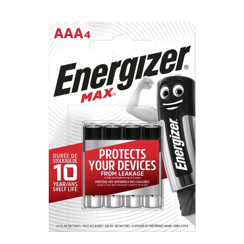 ENERGIZER battery alkaline MAX AAA/LR03 ;BL4