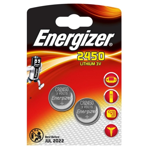 ENERGIZER lithium battery CR2450 ;BL2