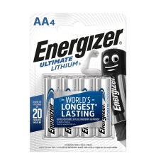 ENERGIZER lithium battery ULTIMATE.LITHIUM AA/FR6/L91 ;BL4