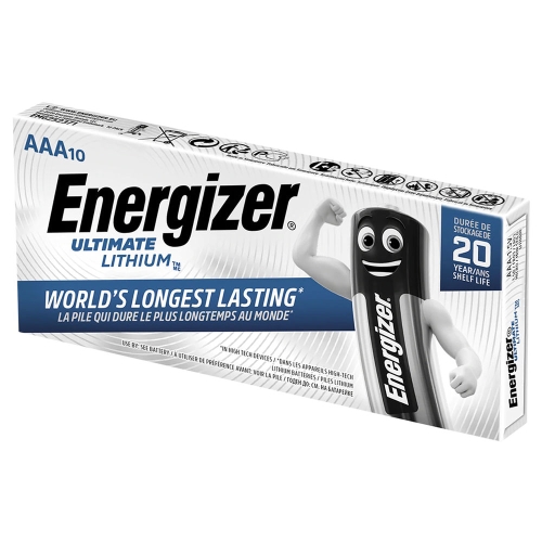 ENERGIZER lithium battery ULTIMATE.LITHIUM AAA/FR03/L92; 10-Pack