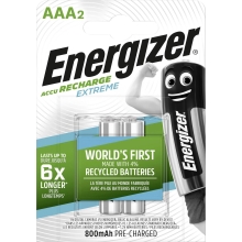 ENERGIZER rechargeable battery EXTREME 800mAh AAA/HR03 ;BL2