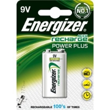 ENERGIZER rechargeable battery POWER.PLUS 175mAh 9V/HR22 ;BL1