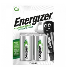 ENERGIZER rechargeable battery POWER.PLUS 2500mAh C/HR14 ;BL2