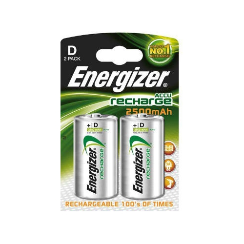 ENERGIZER rechargeable battery POWER.PLUS 2500mAh D/HR20 ;BL2