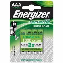 ENERGIZER rechargeable battery UNIVERSAL 500mAh AAA/HR03 ;BL4