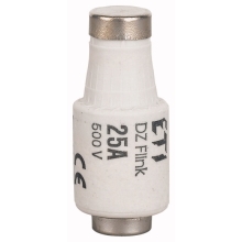 ETI fuse.ceramic DII-25A/gG delayed 500V yellow