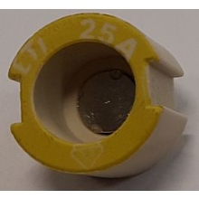 ETI fuse. ceramic - touchDII-25A yellow