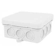 FAMATEL plaster box K12 85x85x40mm IP55; gray hinged lid