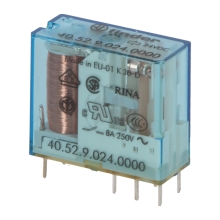 FINDER relay. miniature 40.52.9.024.0000 24V DC 8A 250V