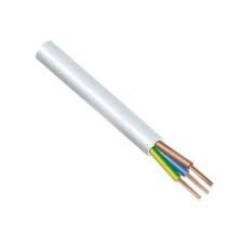 Flexible cable CYSY 3x1.5mm (HO5VV-F); white