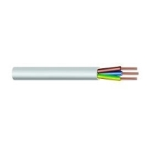 Flexible cable CYSY 4x0.75mm (H05VV-F); white