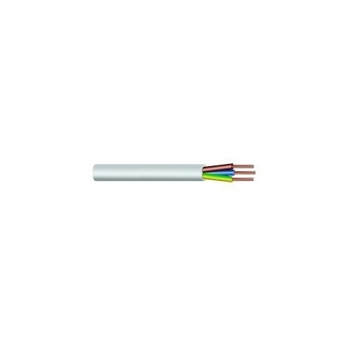 Flexible cable CYSY 4x0.75mm (H05VV-F); white