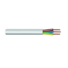 Flexible cable CYSY 4x1mm (J) (HO5VV-F); white