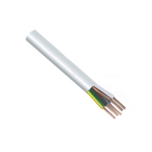 Flexible cable CYSY 5x1.5mm (HO5VV-F); white