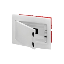 GEWISS distribution box.under.plaster GW40885BS 12mod. IP40 full, white door