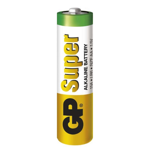 GP alkaline battery SUPER AA/LR6/15A; 2-shrink