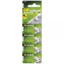 GP alkaline-button battery. LR44/A76