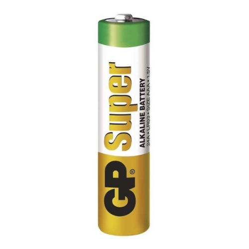 GP battery alkaline SUPER AAA/LR03/24A; 2-shrink