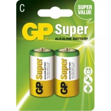 GP battery alkaline SUPER C/LR14/14A ;BL2