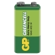 GP battery zinc chloride. GREENCELL 9V/6F22/1604G ;1-shrink