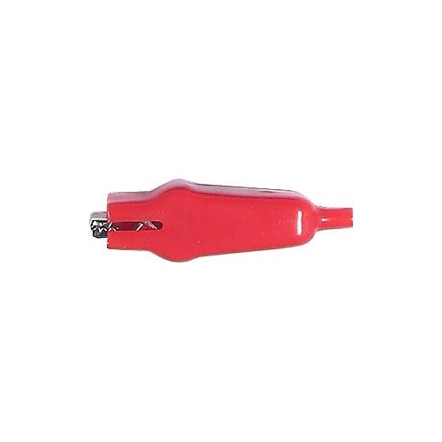 HADEX alligator clip 20A red l65mm + insulation