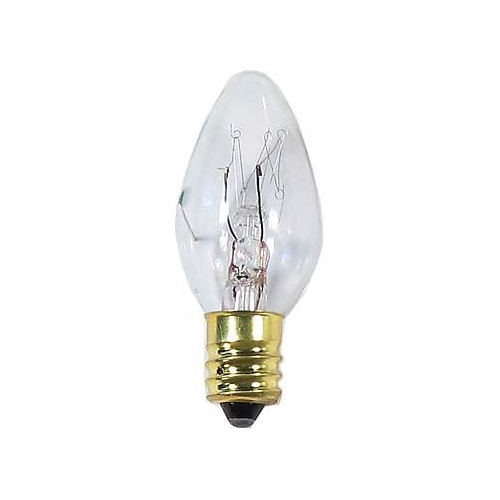 HADEX bulbs. clear candle 7W E12 240V 23x55mm