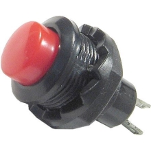 HADEX Button OFF-(ON) R13-502 230V/1A for hole 12mm red