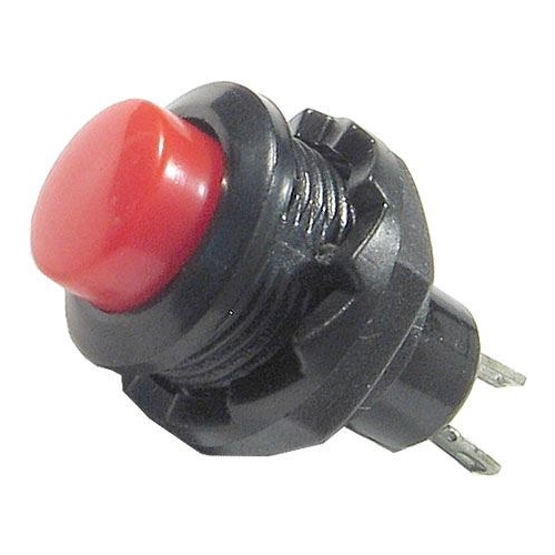 HADEX Button OFF-(ON) R13-502 230V/1A for hole 12mm red