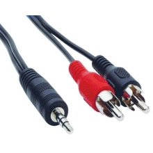 HADEX Cable 2xCinch-Jack 3.5 stereo, 3m